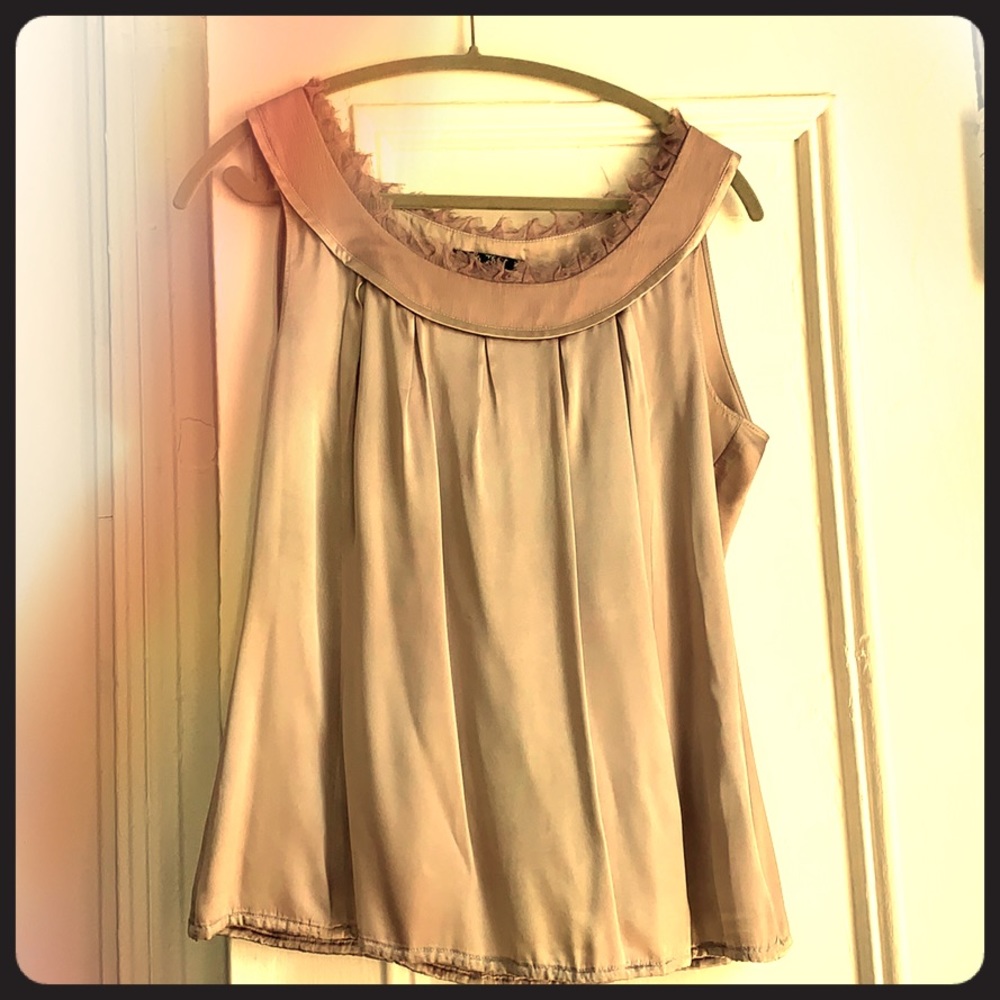 Teenflo 100% Silk Sleeveless Blouse